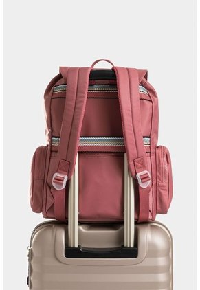 Bolso Tipo Morral Grande Con Tapa Bolso Tipo Morral Grande Con Tapa Rosado NAPPA