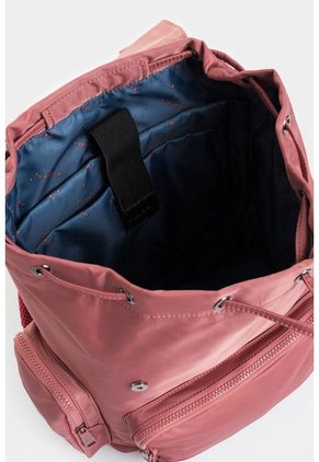 Bolso Tipo Morral Grande Con Tapa Bolso Tipo Morral Grande Con Tapa Rosado NAPPA