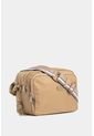 Bolso Tipo Manos Libres En Textil De Tres Compartimentos Bolso Tipo Manos Libres En Textil De Tres Compartimentos Crema NAPPA de Nappa