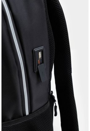 Bolso Tipo Tula Morral En Lona Gruesa Con Cierre Impermeable Y Lineas Reflectivas Bolso Tipo Tula Morral En Lona Gruesa Con Cierre Impermeable Y Lineas Reflectivas Negro NAPPA