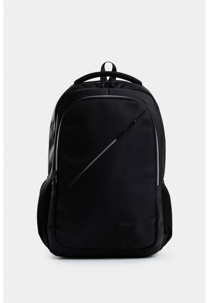 Bolso Tipo Tula Morral En Lona Gruesa Con Cierre Impermeable Y Lineas Reflectivas Bolso Tipo Tula Morral En Lona Gruesa Con Cierre Impermeable Y Lineas Reflectivas Negro NAPPA