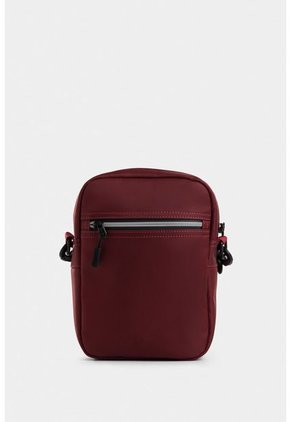 Bolso Tipo Manos Libres Mediano Básico Con Cierres Impermeables Bolso Tipo Manos Libres Mediano Básico Con Cierres Impermeables Vinotinto NAPPA