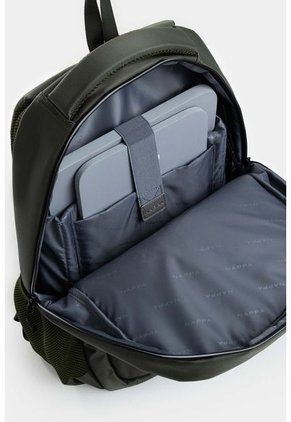 Bolso Tipo Tula Morral En Lona Gruesa Con Cierre Impermeable Y Lineas Reflectivas Bolso Tipo Tula Morral En Lona Gruesa Con Cierre Impermeable Y Lineas Reflectivas Verde NAPPA