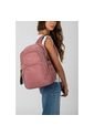 Bolso Tipo Tula Morral Para Mujer En Lona Con Bolsillos Frontales Bolso Tipo Tula Morral Para Mujer En Lona Con Bolsillos Frontales Rosado NAPPA de Nappa