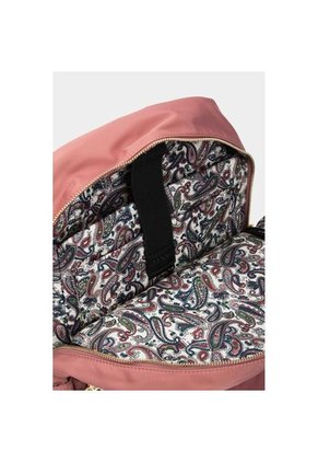 Bolso Tipo Tula Morral Para Mujer En Lona Con Bolsillos Frontales Bolso Tipo Tula Morral Para Mujer En Lona Con Bolsillos Frontales Rosado NAPPA