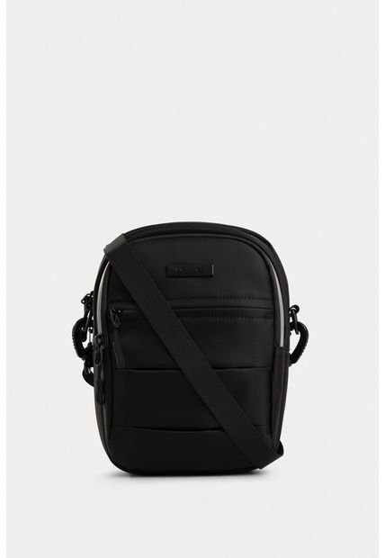 Bolso Tipo Manos Libres Mediano Básico Con Cierres Impermeables Bolso Tipo Manos Libres Mediano Básico Con Cierres Impermeables Negro NAPPA