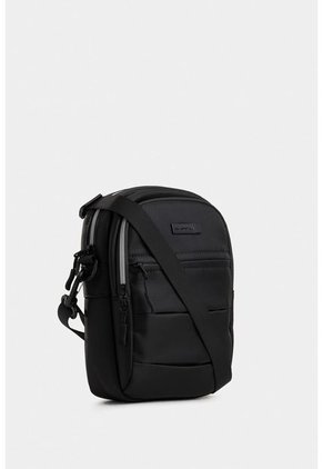 Bolso Tipo Manos Libres Mediano Básico Con Cierres Impermeables Bolso Tipo Manos Libres Mediano Básico Con Cierres Impermeables Negro NAPPA