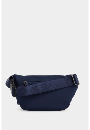 Bolso Tipo Riñonera Basic En Textil Con Jaladeras En Caucho Bolso Tipo Riñonera Basic En Textil Con Jaladeras En Caucho Azul NAPPA