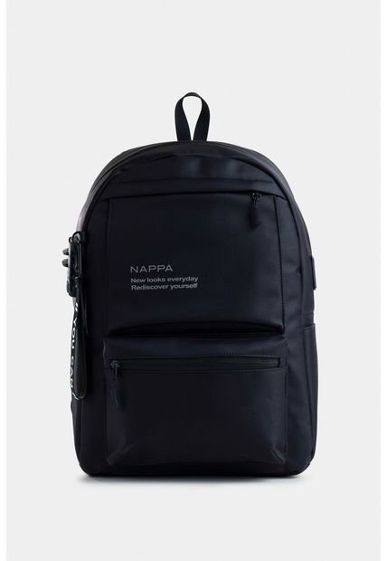 Bolso Tipo Tula Morral En Lona Con Chapa De Seguridad Bolso Tipo Tula Morral En Lona Con Chapa De Seguridad Azul NAPPA