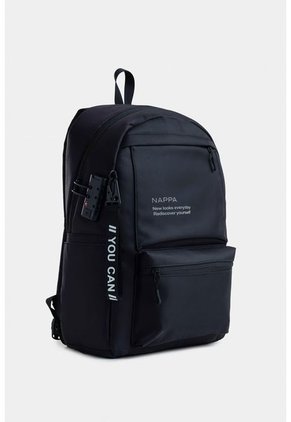 Bolso Tipo Tula Morral En Lona Con Chapa De Seguridad Bolso Tipo Tula Morral En Lona Con Chapa De Seguridad Azul NAPPA