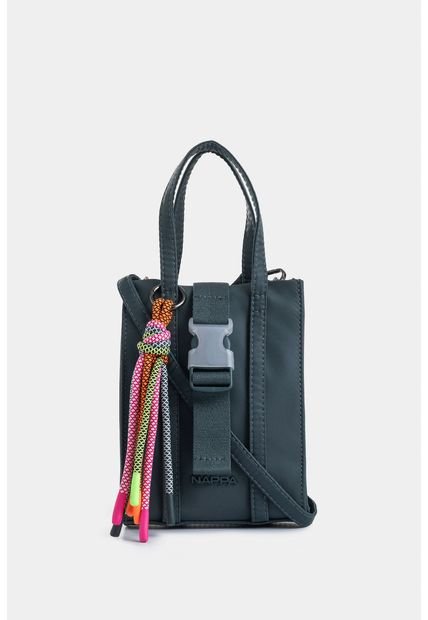 Bolso Tipo Bandolera En Textil Para Mujer Con Llavero Removible En Silueta De Moda Bolso Tipo Bandolera En Textil Para Mujer Con Llavero Removible En Silueta De Moda Verde Oliva NAPPA