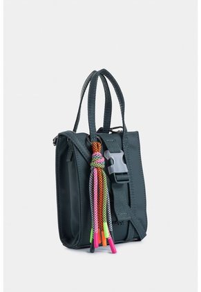 Bolso Tipo Bandolera En Textil Para Mujer Con Llavero Removible En Silueta De Moda Bolso Tipo Bandolera En Textil Para Mujer Con Llavero Removible En Silueta De Moda Verde Oliva NAPPA