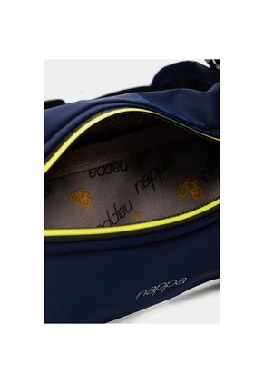 Bolso Tipo Riñonera Deportiva En Lona Repelente Al Agua Doble Compartimento Para Termo Bolso Tipo Riñonera Deportiva En Lona Repelente Al Agua Doble Compartimento Para Termo Azul NAPPA