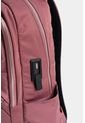Bolso Tipo Tula Morral En Lona Con Cierres Metálicos Bolso Tipo Tula Morral En Lona Con Cierres Metálicos Rosado NAPPA de Nappa