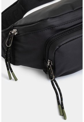 Bolso Tipo Riñonera Mediano Con Cierres Invertidos En Contraste Bolso Tipo Riñonera Mediano Con Cierres Invertidos En Contraste Negro NAPPA