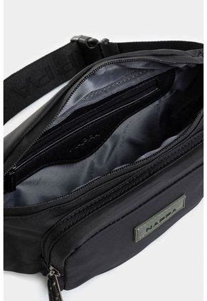 Bolso Tipo Riñonera Mediano Con Cierres Invertidos En Contraste Bolso Tipo Riñonera Mediano Con Cierres Invertidos En Contraste Negro NAPPA