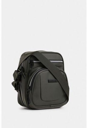 Bolso Tipo Manos Libres Grande Con Multiples Bolsillos Bolso Tipo Manos Libres Grande Con Multiples Bolsillos Verde NAPPA