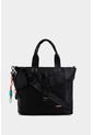 Bolso Tipo Baguette Mediano Con Monedero Removible Bolso Tipo Baguette Mediano Con Monedero Removible Negro NAPPA de Nappa