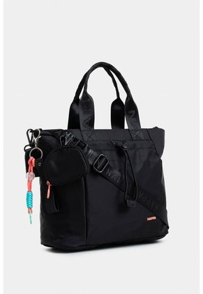 Bolso Tipo Baguette Mediano Con Monedero Removible Bolso Tipo Baguette Mediano Con Monedero Removible Negro NAPPA