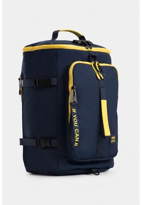 Bolso Tipo Tula Morral En Lona Con Bolsillo Oculto Para Laptop Bolso Tipo Tula Morral En Lona Con Bolsillo Oculto Para Laptop Azul NAPPA