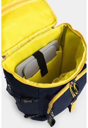 Bolso Tipo Tula Morral En Lona Con Bolsillo Oculto Para Laptop Bolso Tipo Tula Morral En Lona Con Bolsillo Oculto Para Laptop Azul NAPPA