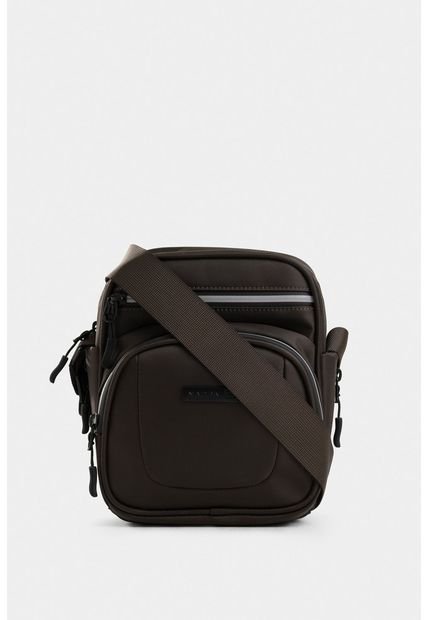 Bolso Tipo Manos Libres Grande Con Multiples Bolsillos Bolso Tipo Manos Libres Grande Con Multiples Bolsillos Cafe NAPPA