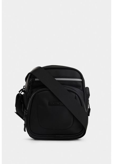 Bolso Tipo Manos Libres Grande Con Multiples Bolsillos Bolso Tipo Manos Libres Grande Con Multiples Bolsillos Negro NAPPA