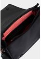 Bolso Tipo Baguette Con Tapa Y Doble Cargadera Bolso Tipo Baguette Con Tapa Y Doble Cargadera Negro NAPPA de Nappa