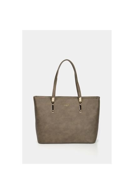 Bolso Tipo Shopping Para Mujer En Sintético Con Textura Bolso Tipo Shopping Para Mujer En Sintético Con Textura Tabaco NAPPA