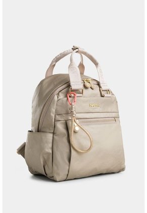 Bolso Tipo Morral Mediano Cargaderas Brandeadas Bolso Tipo Morral Mediano Cargaderas Brandeadas Dorado NAPPA