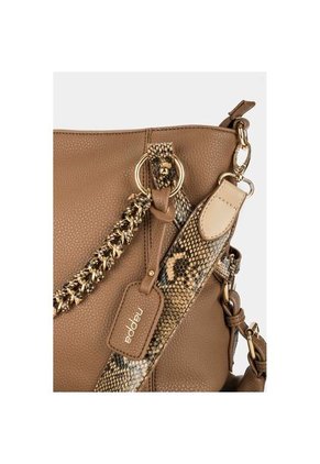 Bolso Para Mujer En Sintetico Tipo Shopping De Silueta Amplia Y Estructurada Con Cargadera En Cadena Bolso Para Mujer En Sintetico Tipo Shopping De Silueta Amplia Y Estructurada Con Cargadera En Cadena Miel NAPPA