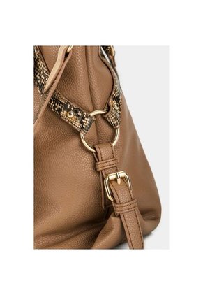 Bolso Para Mujer En Sintetico Tipo Shopping De Silueta Amplia Y Estructurada Con Cargadera En Cadena Bolso Para Mujer En Sintetico Tipo Shopping De Silueta Amplia Y Estructurada Con Cargadera En Cadena Miel NAPPA