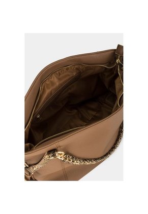 Bolso Para Mujer En Sintetico Tipo Shopping De Silueta Amplia Y Estructurada Con Cargadera En Cadena Bolso Para Mujer En Sintetico Tipo Shopping De Silueta Amplia Y Estructurada Con Cargadera En Cadena Miel NAPPA