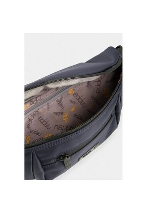 Bolso Para Hombre Tipo Riñonera En En Lona Con Cierres Impermeables Bolso Para Hombre Tipo Riñonera En En Lona Con Cierres Impermeables Azul Oscuro NAPPA