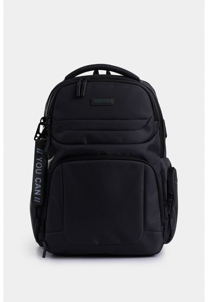 Bolso Tipo Morral Grande Con Capacidad Expandible Bolso Tipo Morral Grande Con Capacidad Expandible Negro NAPPA