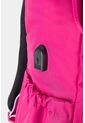 Morral En Lona Para Mujer Con Bolsillo Frontal Removible Morral En Lona Para Mujer Con Bolsillo Frontal Removible Fucsia NAPPA de Nappa