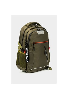 Bolso Para Hombre Tipo Tula Morral En Lona Con Cierre Frontal Invertido Con Logo Nappa Estampado Bolso Para Hombre Tipo Tula Morral En Lona Con Cierre Frontal Invertido Con Logo Nappa Estampado Verde NAPPA