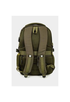 Bolso Para Hombre Tipo Tula Morral En Lona Con Cierre Frontal Invertido Con Logo Nappa Estampado Bolso Para Hombre Tipo Tula Morral En Lona Con Cierre Frontal Invertido Con Logo Nappa Estampado Verde NAPPA