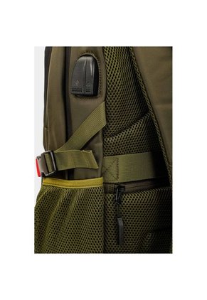 Bolso Para Hombre Tipo Tula Morral En Lona Con Cierre Frontal Invertido Con Logo Nappa Estampado Bolso Para Hombre Tipo Tula Morral En Lona Con Cierre Frontal Invertido Con Logo Nappa Estampado Verde NAPPA