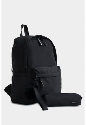 Bolso Tipo Tula Morral Para Mujer En Textil Astor Bolso Tipo Tula Morral Para Mujer En Textil Astor Negro NAPPA