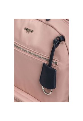 Bolso Tipo Tula Morral Para Mujer En Lona Con Llavero En Sintetico Bolso Tipo Tula Morral Para Mujer En Lona Con Llavero En Sintetico Rosado NAPPA