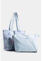 Shopping Doblefaz Para Mujer En Textil Estampado Con Bolsa Interna Shopping Doblefaz Para Mujer En Textil Estampado Con Bolsa Interna Azul NAPPA de Nappa