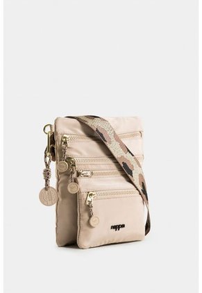 Manos Libres Zipper Davenport En Textil Con Bolsillo Removible Manos Libres Zipper Davenport En Textil Con Bolsillo Removible Crema NAPPA