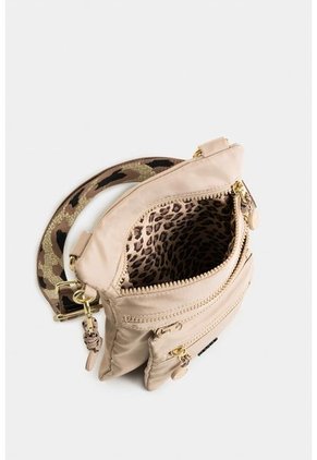 Manos Libres Zipper Davenport En Textil Con Bolsillo Removible Manos Libres Zipper Davenport En Textil Con Bolsillo Removible Crema NAPPA