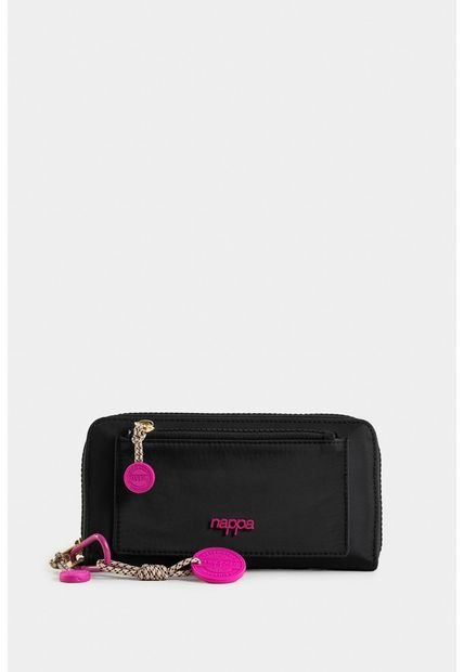 Billetera Davenport En Textil Tarjetero Y Monedero Independiente Billetera Davenport En Textil Tarjetero Y Monedero Independiente Negro NAPPA