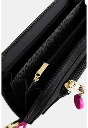 Billetera Davenport En Textil Tarjetero Y Monedero Independiente Billetera Davenport En Textil Tarjetero Y Monedero Independiente Negro NAPPA