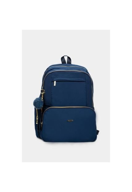 Bolso Para Mujer Tipo Morral En Textil Shay Bolso Para Mujer Tipo Morral En Textil Shay Azul NAPPA