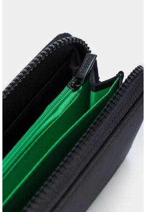 Billetera Portachequera Harrington Para Mujer En Lona Billetera Portachequera Harrington Para Mujer En Lona Negro NAPPA