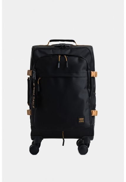 Maleta De Viaje De 24 Pulgadas Con Morral Removible Maleta De Viaje De 24 Pulgadas Con Morral Removible Negro NAPPA