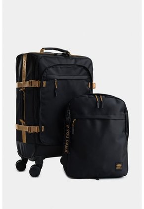 Maleta De Viaje De 24 Pulgadas Con Morral Removible Maleta De Viaje De 24 Pulgadas Con Morral Removible Negro NAPPA